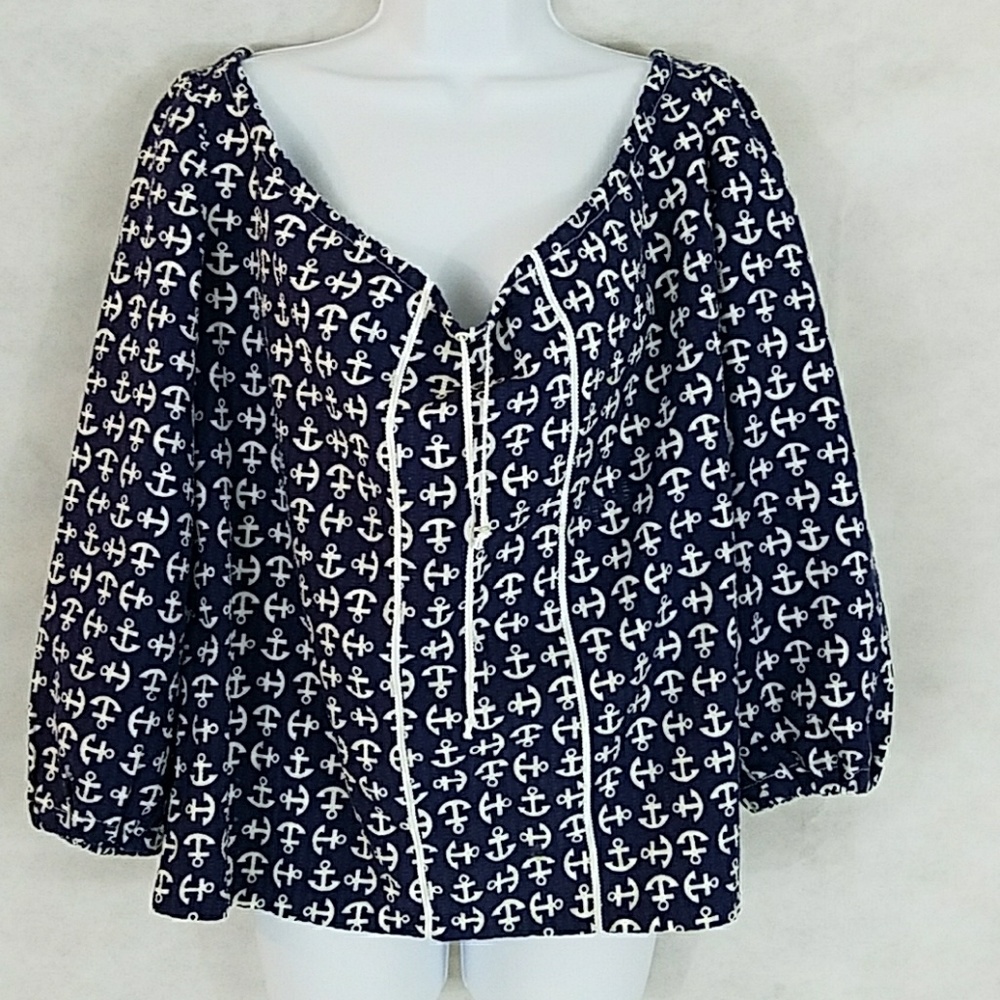 Anchor plus - sized sailor nautical top